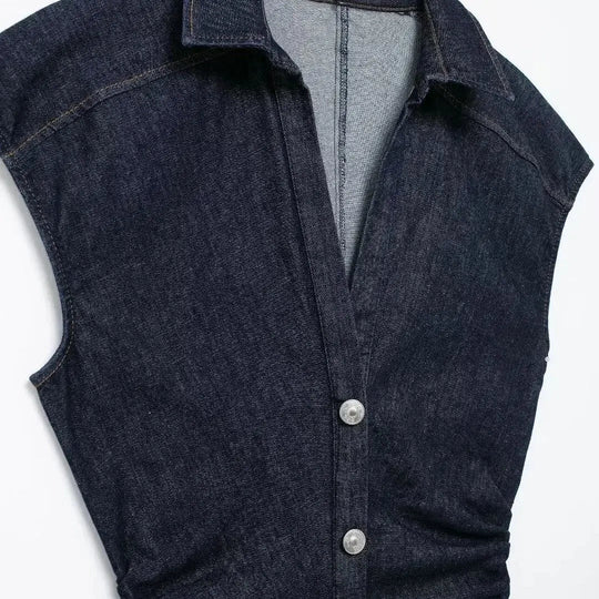 Denim-Kleid für Damen | Midi