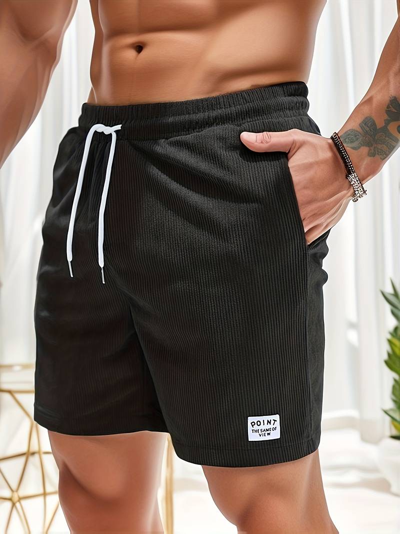 Herren Cord Sommer Kurze Hosen | Kordelzug