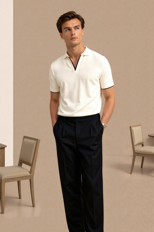 Schlanke Passform Polo für Herren | Sommer