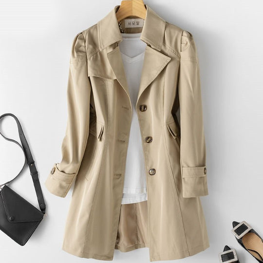 Damen Trenchcoat | Klassisch einreihig