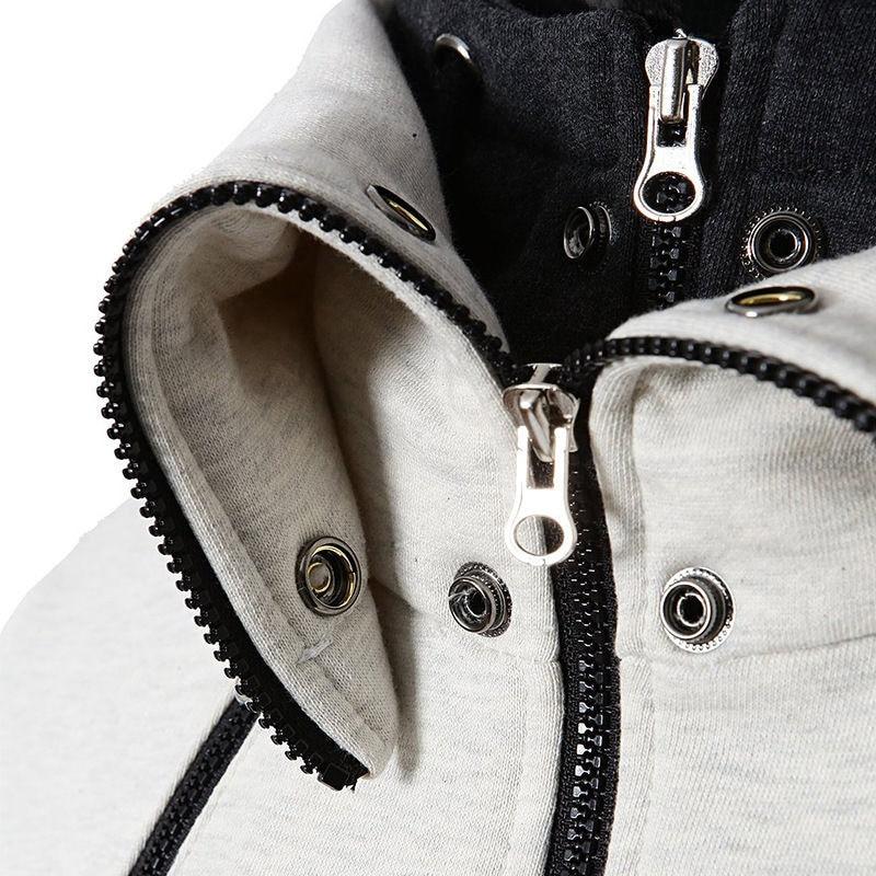 Herren Winterjacke mit Reißverschluss | Hoodie