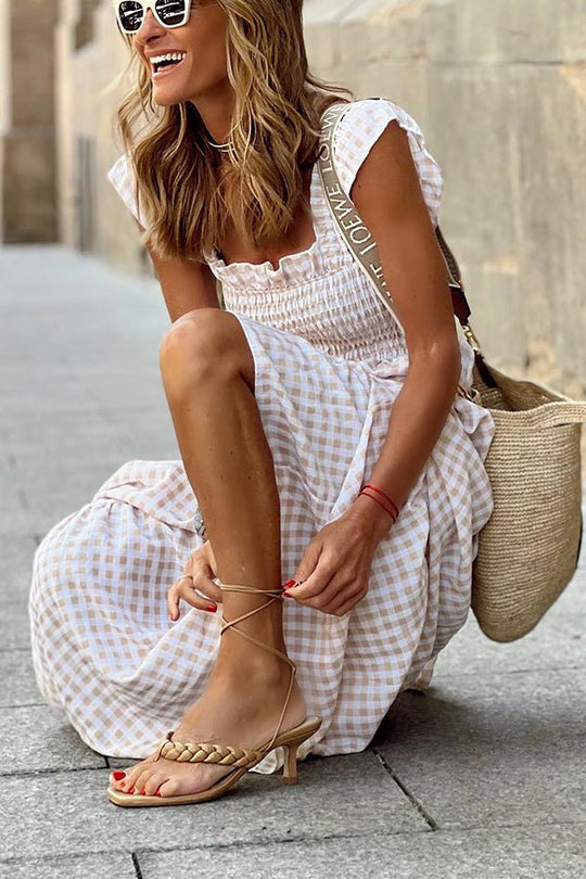 Langes Sommerkleid für Frauen | Midi