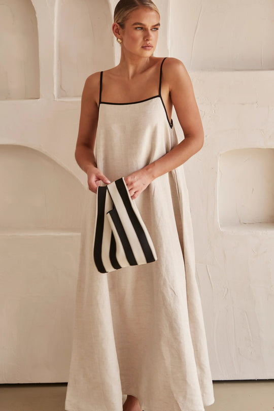 Damen Minimalistisch Sommerkleid | Maxi