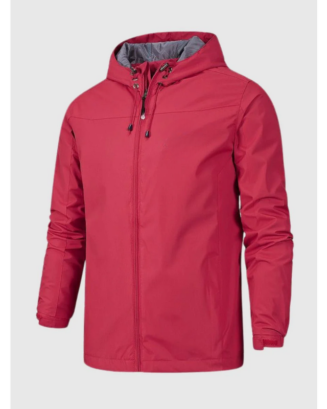 Kapuzenjacke für Herren | Reißverschlussjacke mit Taschen