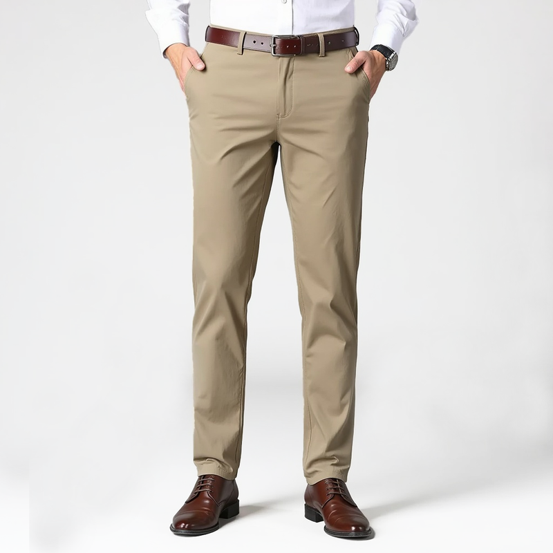 Hochelastische Lässig elegant Hose für Herren | Knöchellanger Schnitt