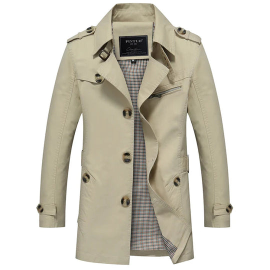 Trenchcoat für Herren | Zweireiher