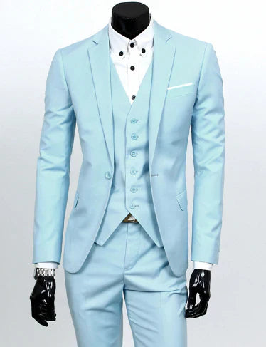 Formaler Anzug, Weste und Hose Set für Herren | Dreiteilig