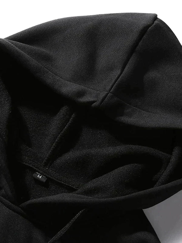 Skulptur Briefdruck Kapuzenpulli für Herren