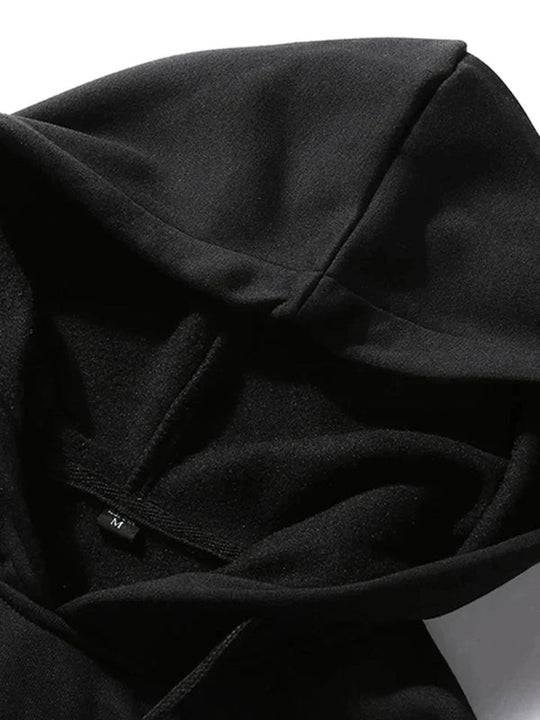 Skulptur Briefdruck Kapuzenpulli für Herren