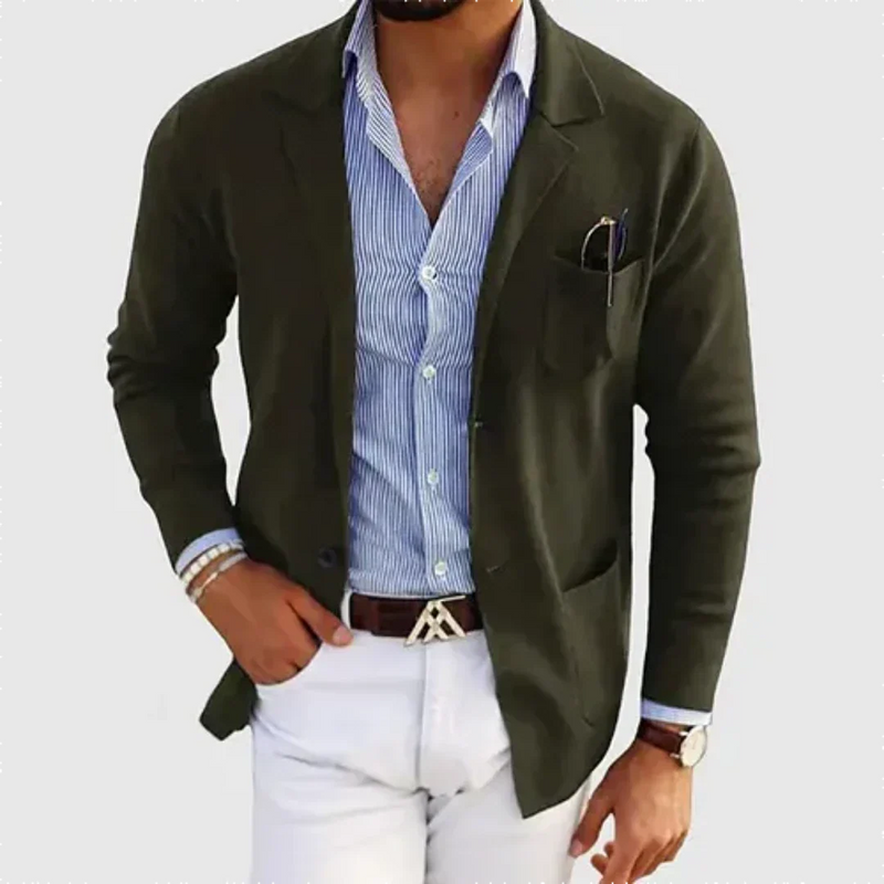Herren Lässiger Arbeitsblazer | Einreihig