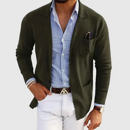 Herren Lässiger Arbeitsblazer | Einreihig