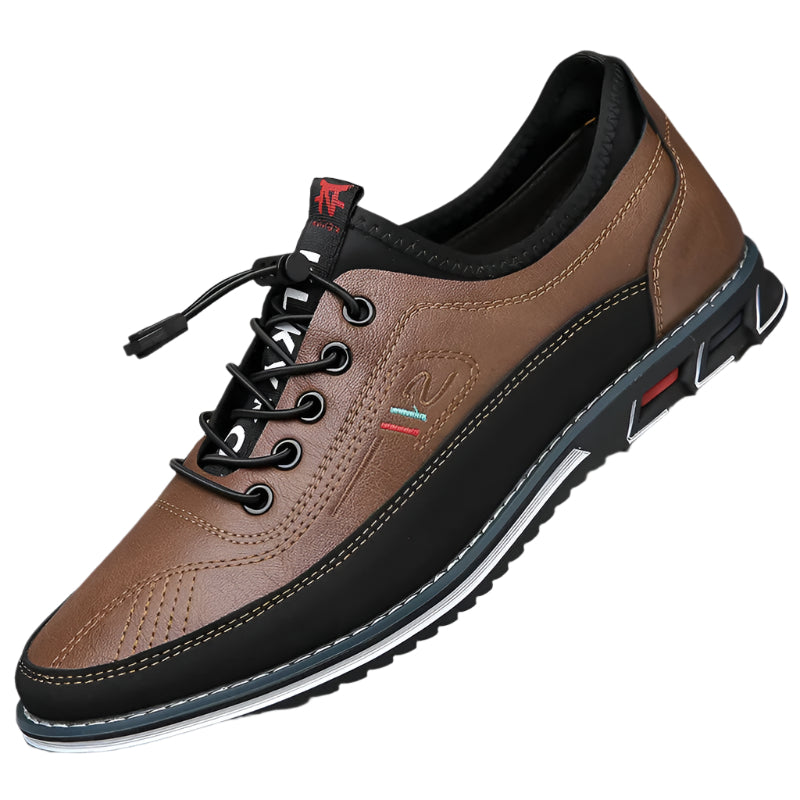 Herren Lässig Leder Turnschuhe | Gehen