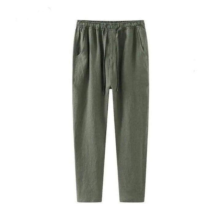 Men's Linen Drawstring Pants | Summer