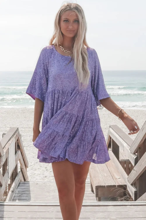 Damen Paillettenkleids | Mini