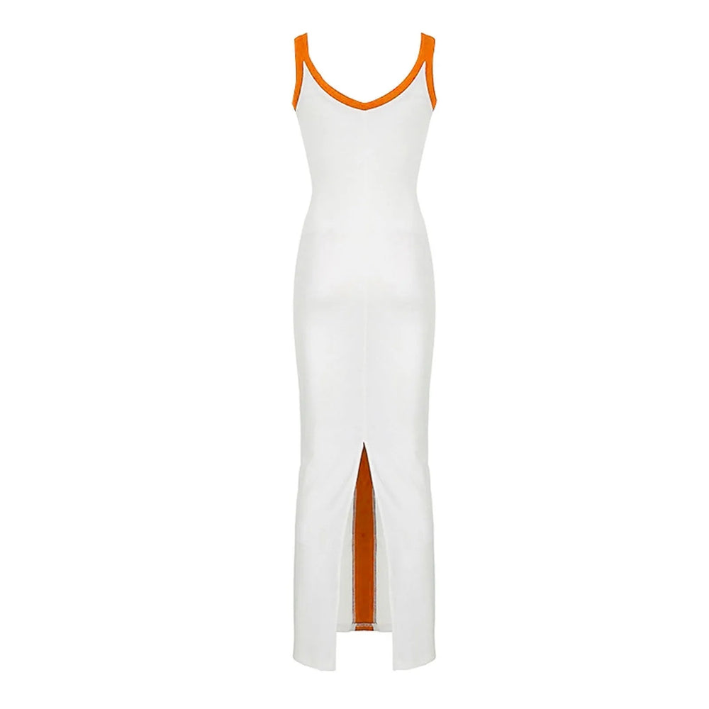 Schlank Fit Kleid für Damen | Maxi