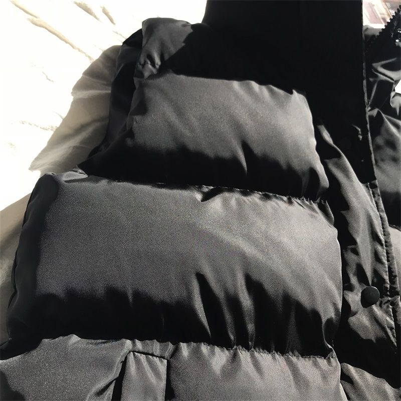 Steppweste mit geometrischem Muster für Damen | Durchgehender Reißverschluss & Gefüttert