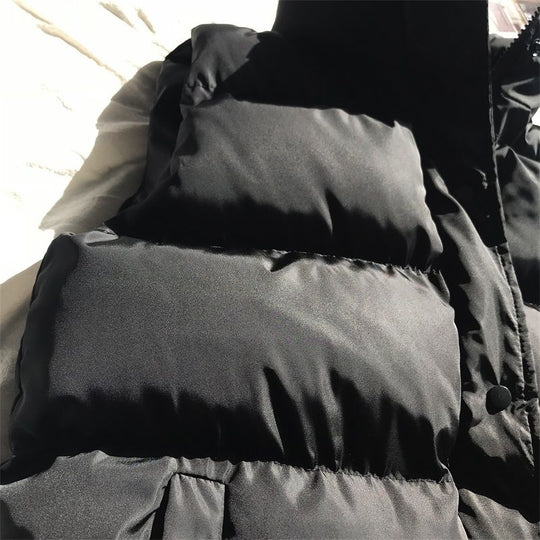 Steppweste mit geometrischem Muster für Damen | Durchgehender Reißverschluss & Gefüttert