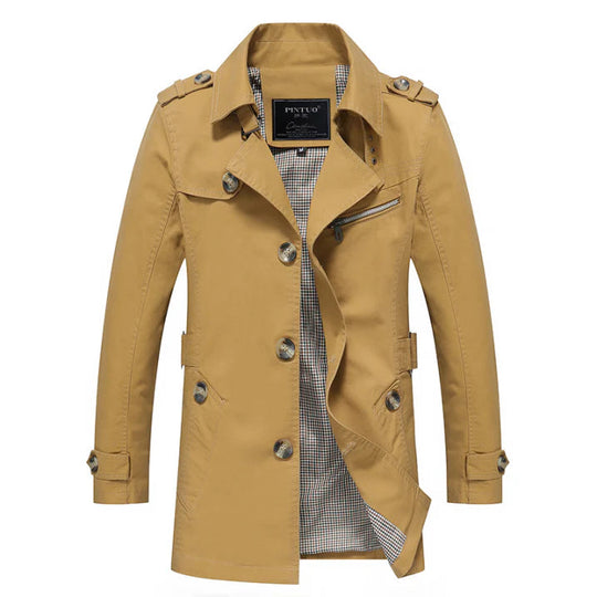 Trenchcoat für Herren | Zweireiher
