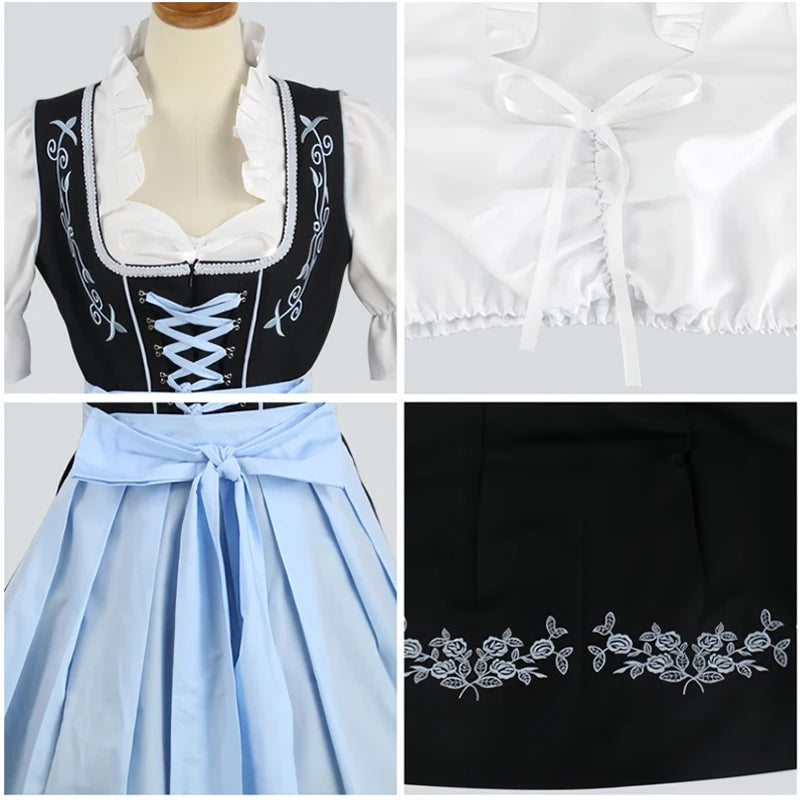 Oktoberfest-Dirndl für Damen | Festkostüm
