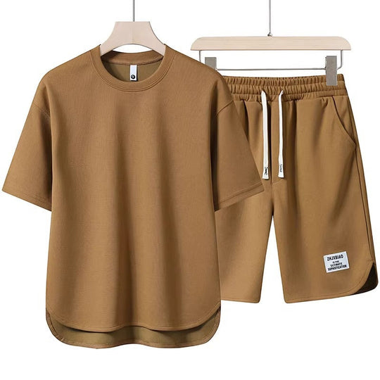 Lässiges Herren T-Shirt und Kurze Hosen Set | Sommer
