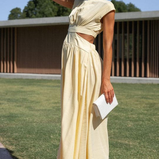 Damenkleid mit Taschen | Midi