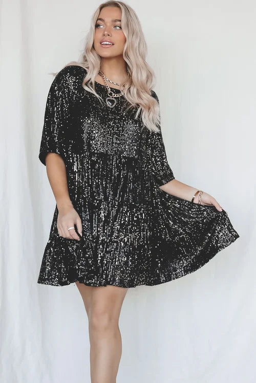 Damen Paillettenkleids | Mini