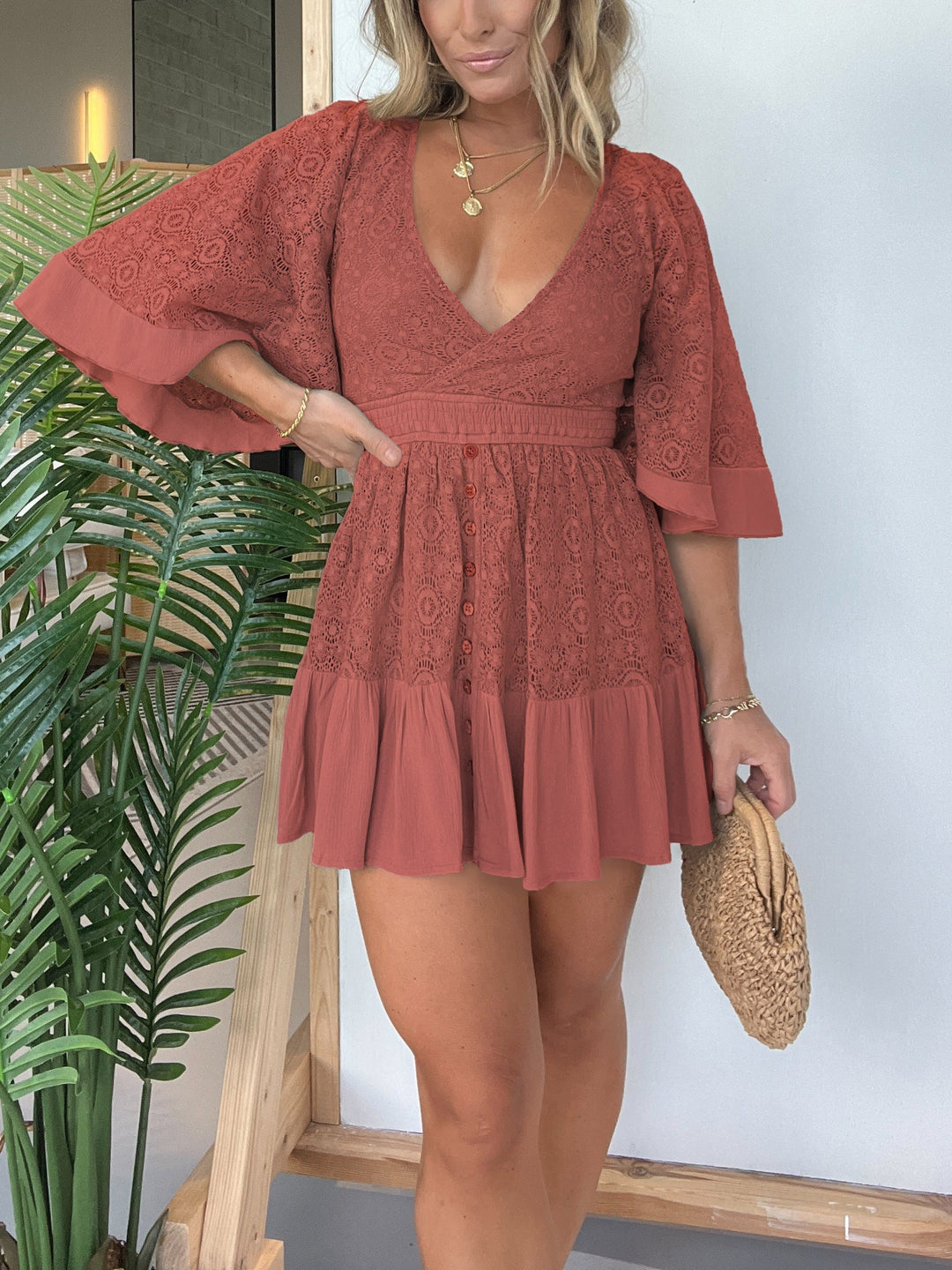 Damen-Romper-Kleid | Mini