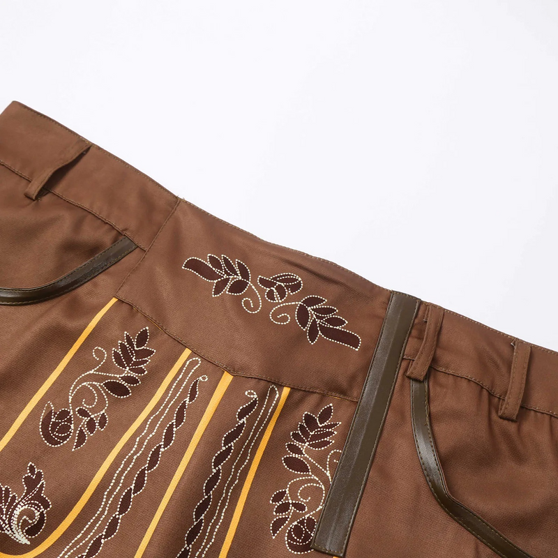 Bayerische Oktoberfest Kurze Hosen für Herren | Traditionelle Tracht