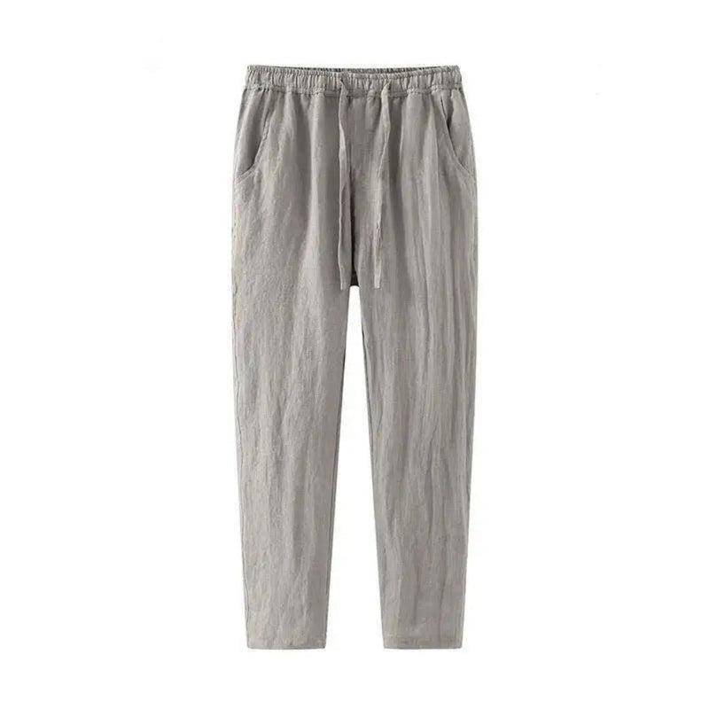Herren Leinen Kordelhose | Sommer