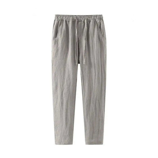 Herren Leinen Kordelhose | Sommer