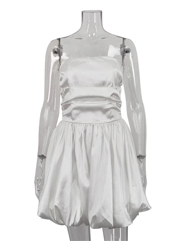 Gebändert Kleid für Damen | Mini