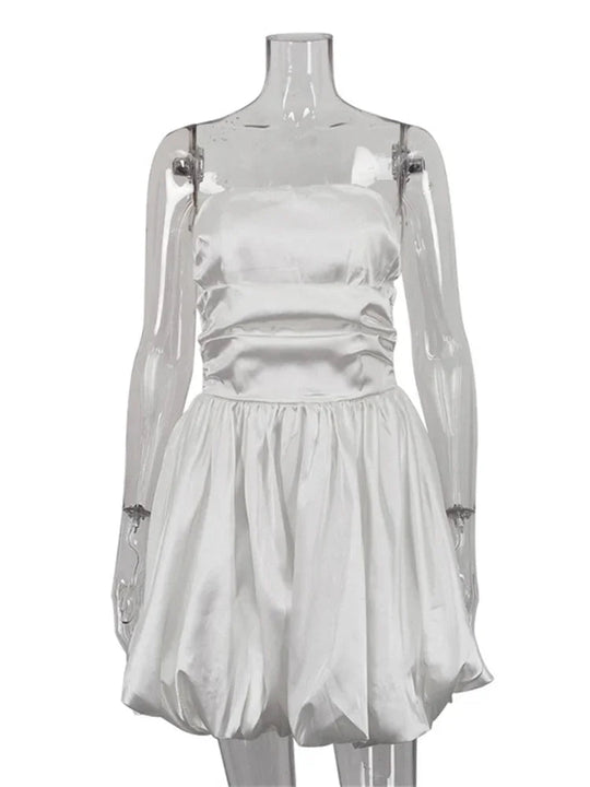 Gebändert Kleid für Damen | Mini