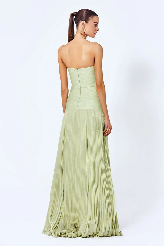 Ärmelloses Kleid mit fallender Taille für Damen | Maxi