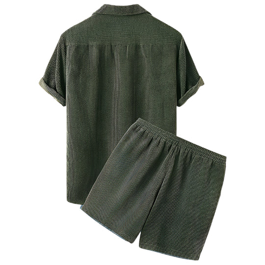 Samt-Shortset für Männer | Sommer