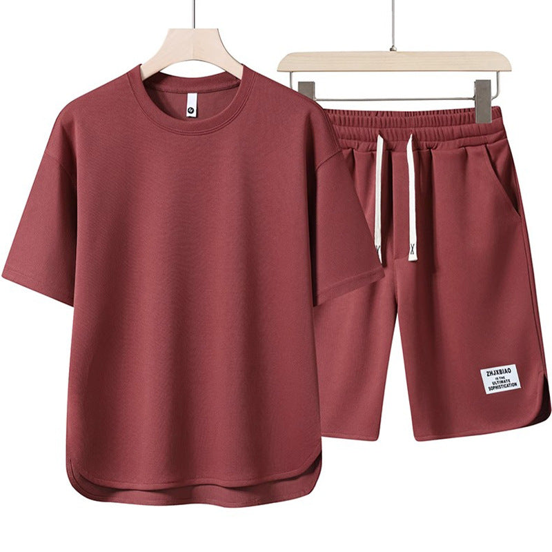Lässiges Herren T-Shirt und Kurze Hosen Set | Sommer