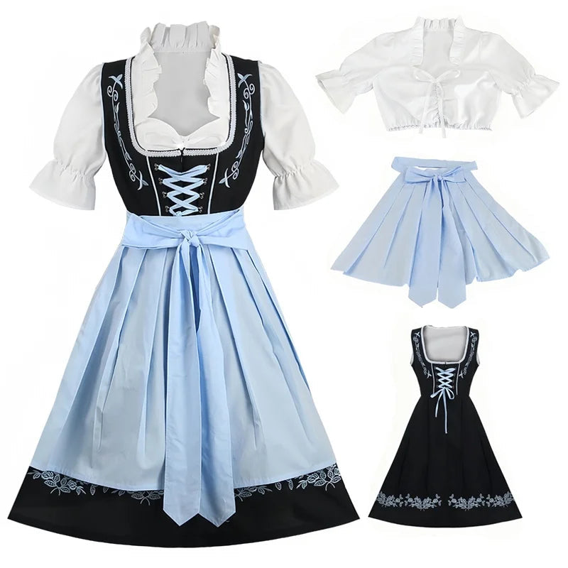 Oktoberfest-Dirndl für Damen | Festkostüm