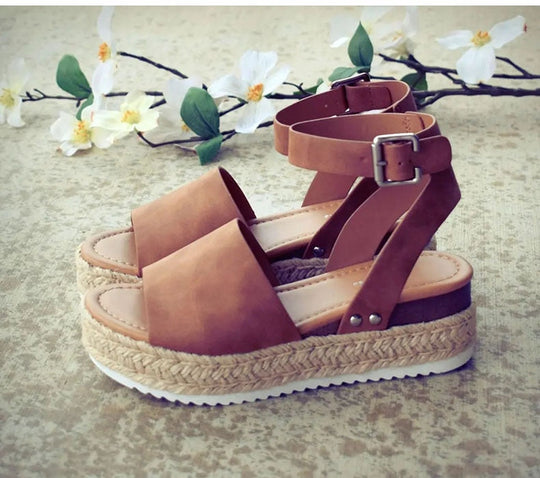 Sandalen für Damen | Plattform Keilabsatz
