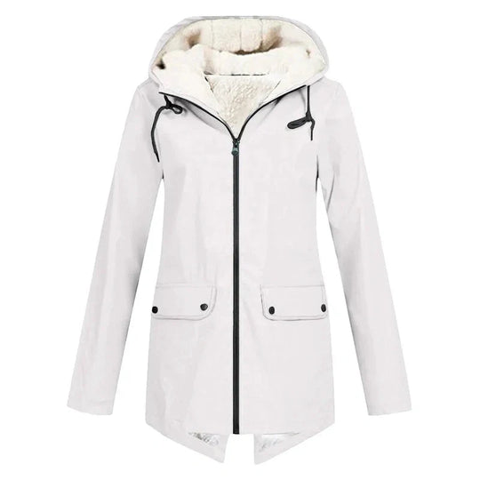 Damen Kapuzenparka mit Warmem Futter | Langer Mantel für Alltag