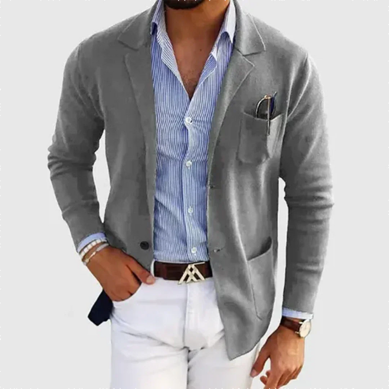 Herren Lässiger Arbeitsblazer | Einreihig
