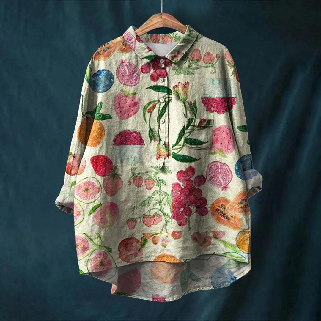 Damenhemd | Blumen