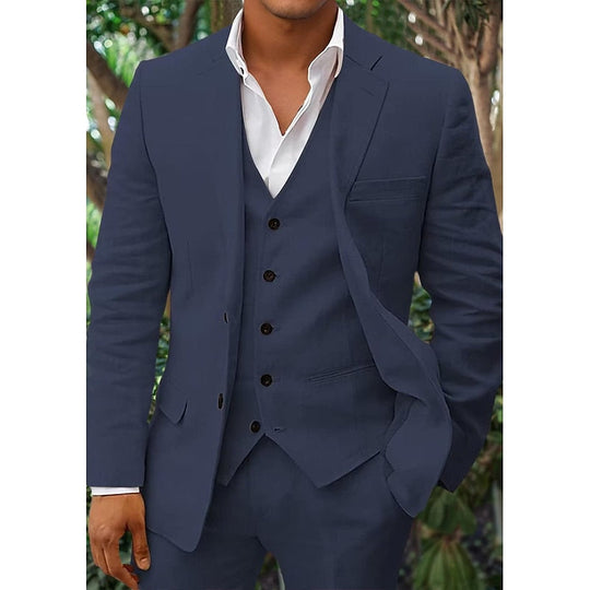 Blazer, Weste und Hosen-Set für Herren | Dreiteilig