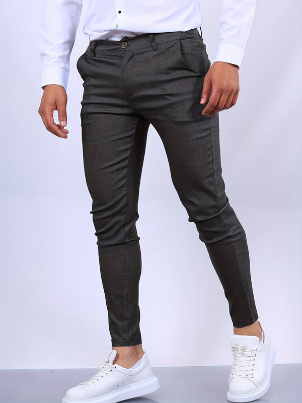 Herren Slim Chinohose | Freizeit- und Anzughose