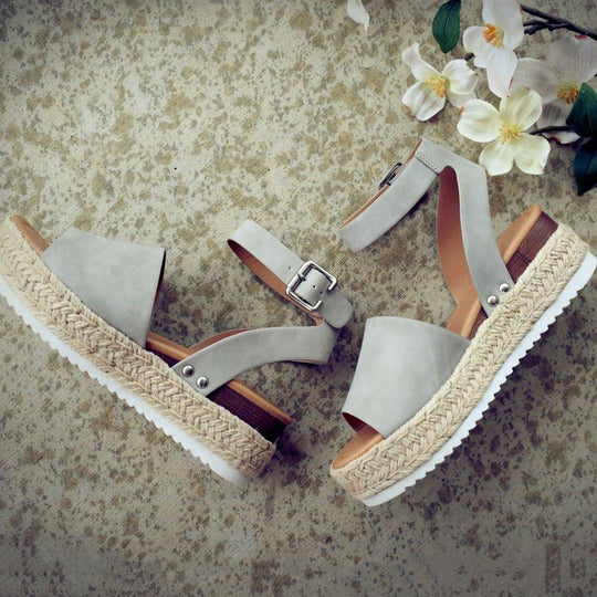 Sandalen für Damen | Plattform Keilabsatz