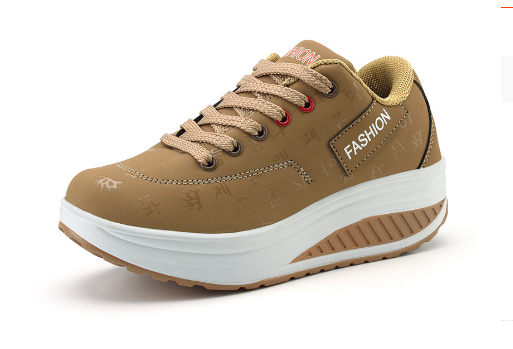 Damen Plateau Turnschuhe | Geschnürt