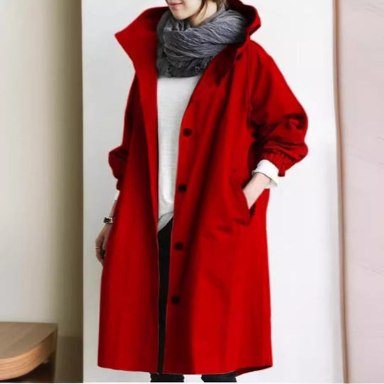 Damen Regenjacke mit Kapuze | Leichter Windbreaker für den Außeneinsatz
