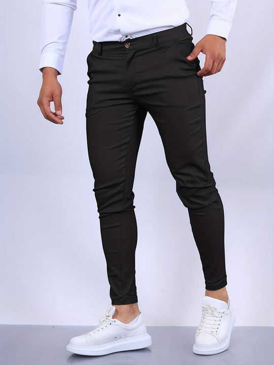 Herren Slim Chinohose | Freizeit- und Anzughose