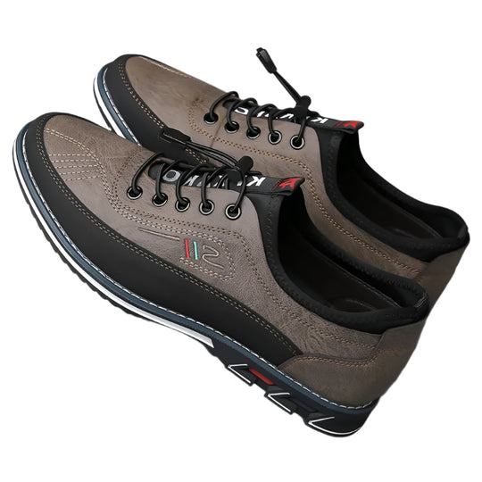 Herren Lässig Leder Turnschuhe | Gehen