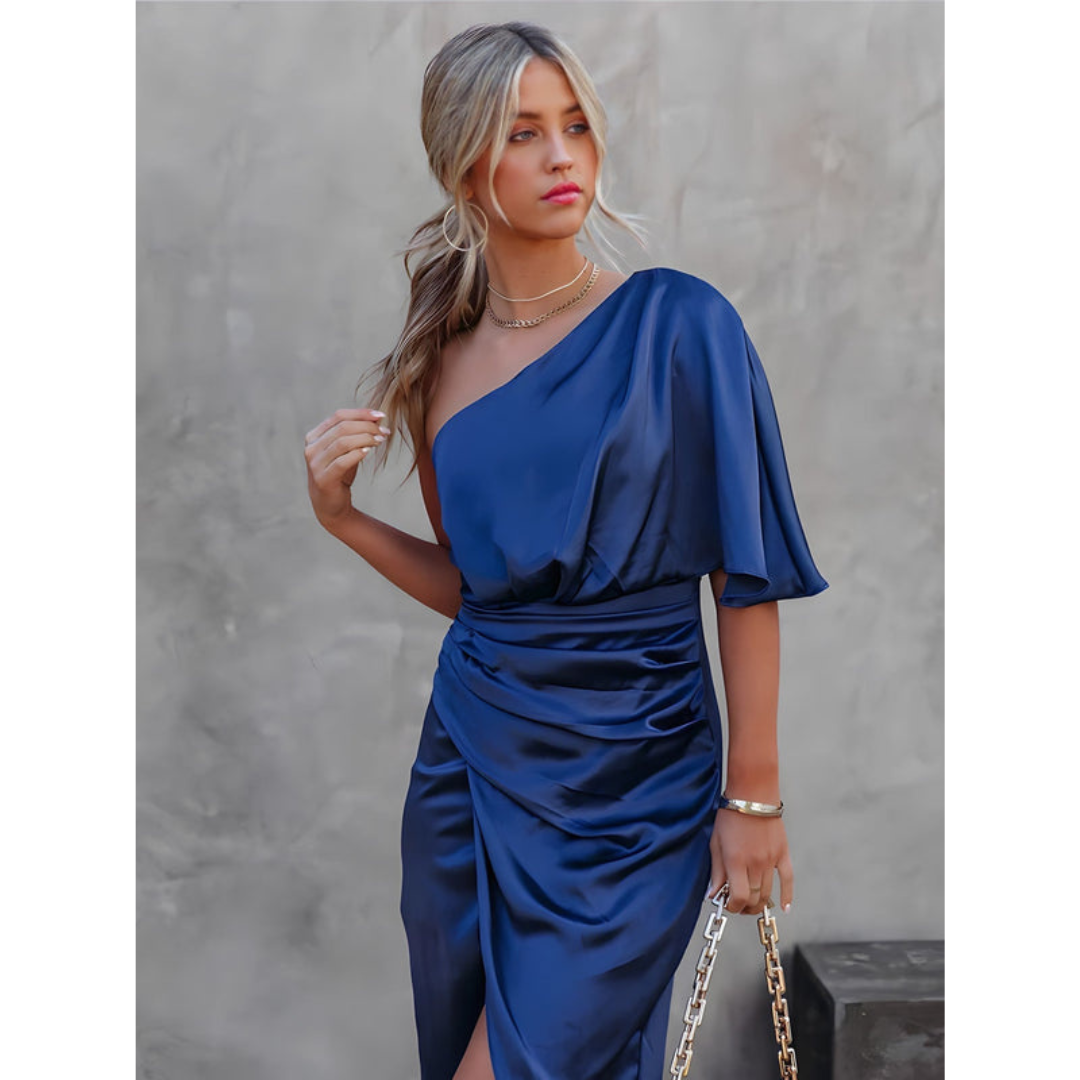 Midikleid aus Seide für Damen | Party