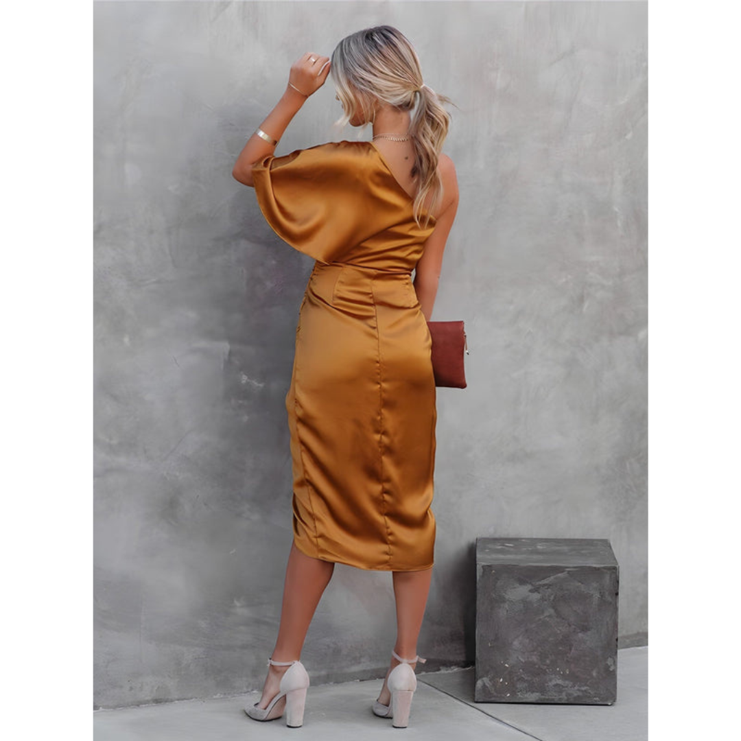 Midikleid aus Seide für Damen | Party