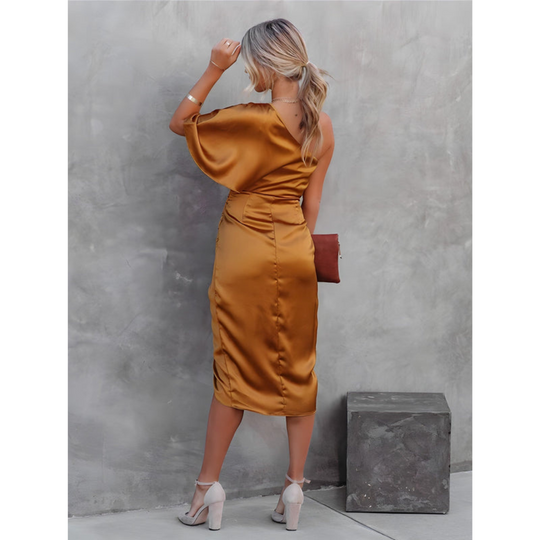Midikleid aus Seide für Damen | Party